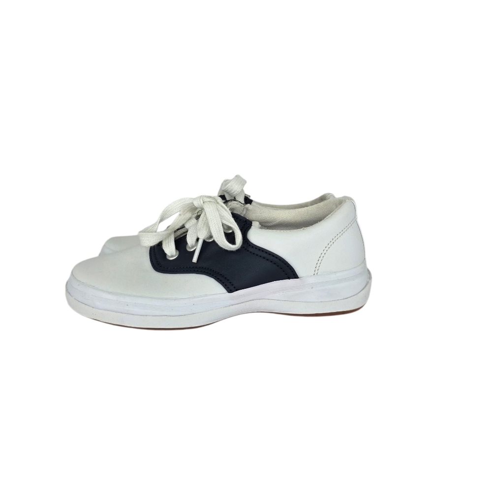 Keds Kid's School Days II Lace-up Saddle Shoe Uniform Oxford Leather Size 12.5M